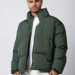 CAMPERA PUFFER CRONOS MILITAR