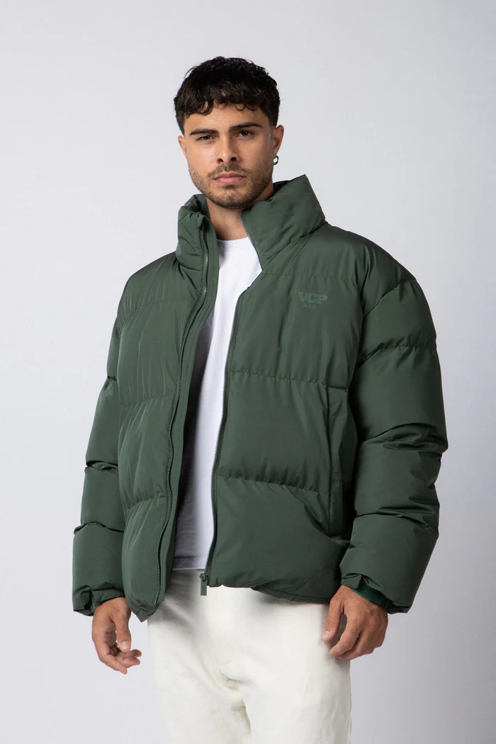 CAMPERA PUFFER CRONOS MILITAR